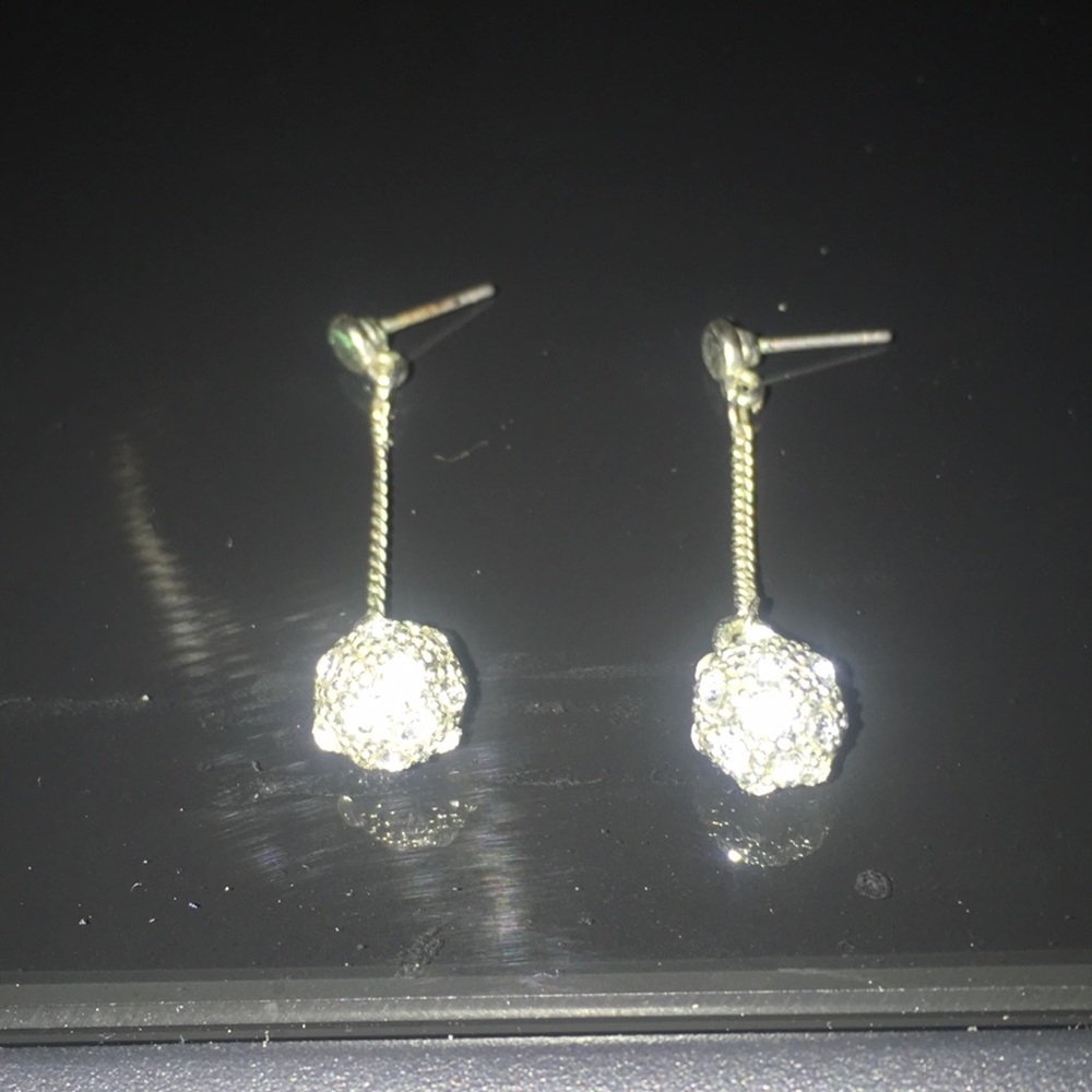 Crystal drop earrings